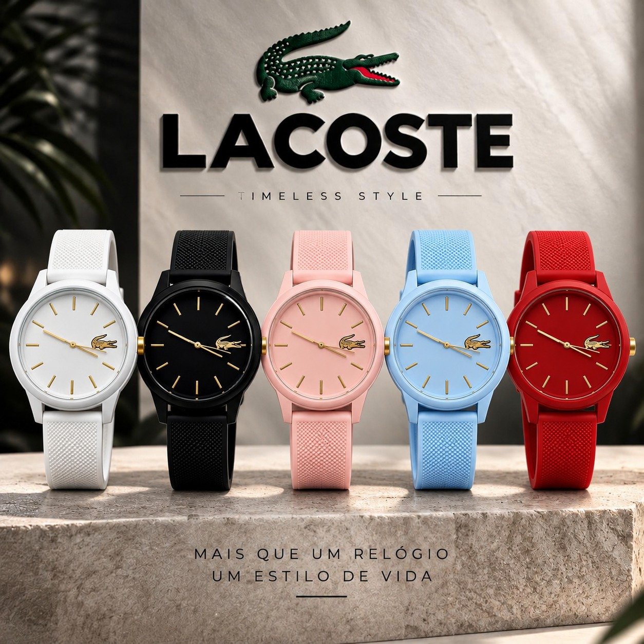 RELOGIO LACOSTE SPORT LUXO